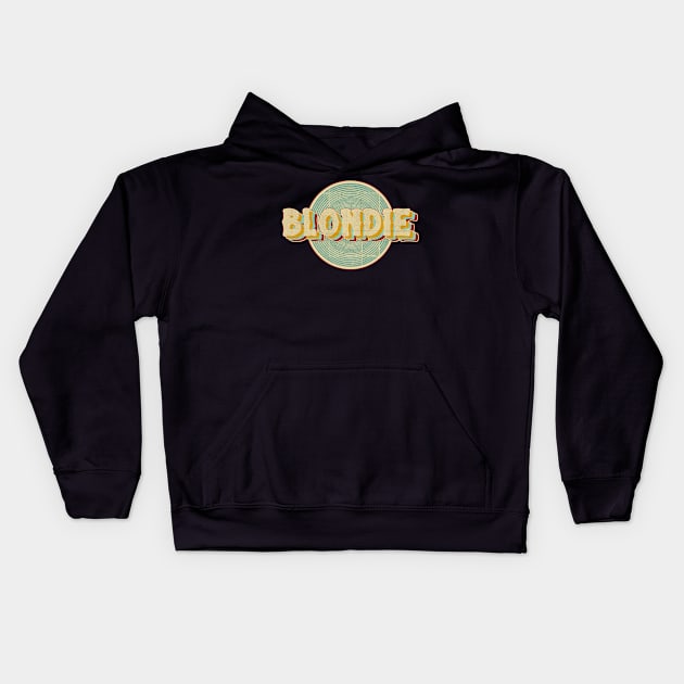 blondie spirale vintage Kids Hoodie by lord cobra